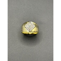 Men’s 18ct Yellow Gold Diamond Ring