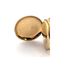Vintage 18K Gold T.T. Jones Sons Waltham Pocket Watch 1899 Very Rare
