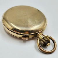 Geneva Watch Case Co Gold Filled Mechanical Hunter Pocket Watch 48mm Non Working