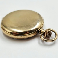 Star Dennison 9ct Gold Plated Case Hand-Wind Pocket Watch 47mm