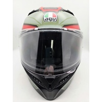 AGV K3 Decept Motorcycle Helmet Green Red Black Size XXL Dust Bag