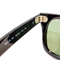 Ray-Ban Wayfarer RB2140 901 50mm Black G-15 Green Glass Sunglasses
