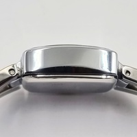 Elite 5088303 Ladies Two Tone Quartz Rectangular Bracelet Watch With Tin
