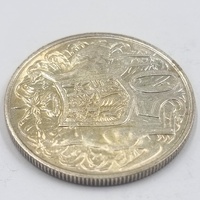 1966 Australian Round 50 Cent Coin 80% Silver Elizabeth II Royal Australian Mint