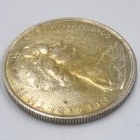 1966 Australian Round 50 Cent Coin 80% Silver Royal Australian Mint Elizabeth II