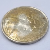 1966 Australian Round 50 Cent Coin 80% Silver Royal Australian Mint Elizabeth II