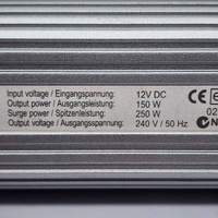 Waeco PerfectPower MCI-150-12 150W 12V CanSize Power Inverter 240V