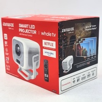 AIWA AWPJ0F1W Smart LED Projector 1080p WiFi Bluetooth Remote