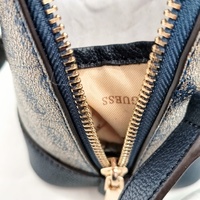 GUESS Cathleen II Midnight Logo Dome Satchel Bag Crossbody with Strap
