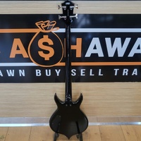 Cort GS Punisher 2 Gene Simmons KISS 4 String Electric Bass Guitar Black with Case
