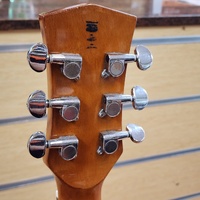 Tribute TRI-1CE Semi-Acoustic Cutaway Guitar Steel String Tuner Brown
