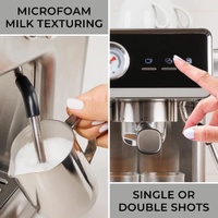Kenmore Elite 15 Bar Auto Tamp Espresso Coffee Machine KKECMEAT-AU