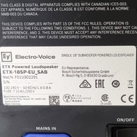 Electro-Voice ETX-18SP 18" 1800W Active Powered Subwoofer Speaker