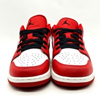 Nike Air Jordan 1 Low GS Size 6Y Sneakers White Gym Red Black 553560-163