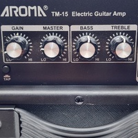 Aroma TM-15 Portable Electric Guitar Amplifier 15W Bluetooth Rechargeable