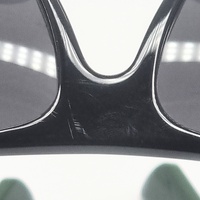 Gucci GG0341S Sunglasses Black Acetate Grey Polarised Lenses 56-17
