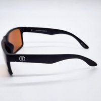 Tonic Outback 02 Polarised Photochromic Copper Sunglasses Black with Case