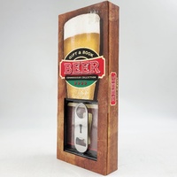 Beer Gift Set Book Bottle Opener 10 Coasters Parragon New