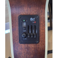 Cort SFX-ME Left Handed Acoustic Guitar with Built-In Tuner Slim Body