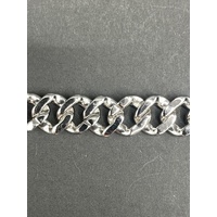 Unisex 925 Sterling Silver Iced Cuban Link Necklace (NEW)