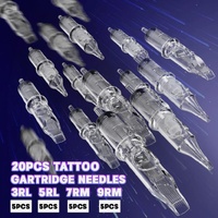 YILONG S2 Wireless Rotary Tattoo Pen Kit Machine Set 20 Needles Ink Supply
