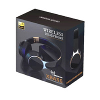 Hi-Fi Audio Bluetooth 5.0 Wireless Over-Ear Headphones with Xbass 400mAh [Colour: Black]