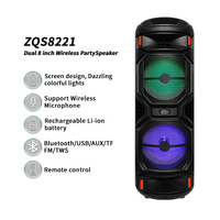 NEW SING-E Dual 8 inch HiFi Loud Speaker Super Bass Wireless Party Speaker