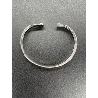 Unisex Sterling Silver Multi-Row Cuff Bangle (Brand New)
