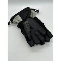 POW Ski Snow Gloves Black/Grey Thermal Anti-Slip Touchscreen Winter Gloves