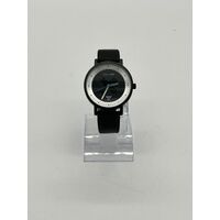 Terrance Williams x Uncle Jack Unisex 34mm Black Leather Band Watch