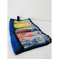 Kmucutie Tackle Marlin Trolling Fishing Lures Pack 6 with Mesh Bag