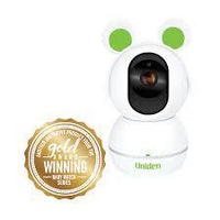 Uniden Smart WiFi Baby Monitor BW150R Pan and Tilt with Silicone Ears