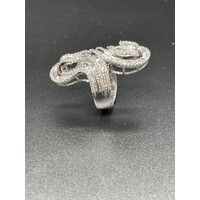 Ladies 14k White Gold Diamond Ring (Pre-Owned)