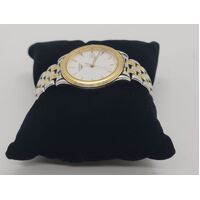 Longines L47163227 FQuartz White Dial Two Tone Bracelet Strap Watch, Gold/Silver (Pre-Owned)
