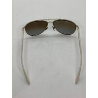 Prada SPR53Q Ivory/White Pilot Style Sunglasses (Pre-Owned)