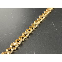Shop 9ct Yellow Gold Fancy Curb Link Bracelet for Women Luxury Fine Jewellery