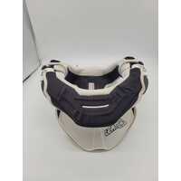 Leatt Motorcycle Neck Brace Size Medium GPX Club II White/Black (Pre-owned)