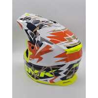SMK Allterra Fulmine Off-Road Bike Helmet GL174 Size L (Pre-owned)