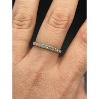 Ladies 9ct White Gold Ring (Pre-Owned)