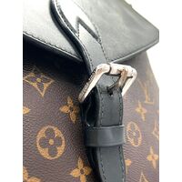 Louis Vuitton Macassar Palk Backpack Monogram Brown Canvas (Pre-owned)