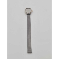 Casio 709 MTD-1017 Unisex Watch Silver Mesh Stainless Steel 100m WR