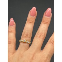 Ladies 14ct Yellow Gold Diamond Ring (Pre-Owned)