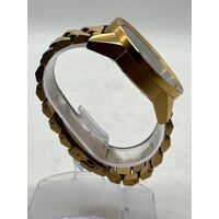 Nixon Take Charge Corporal All Gold Black Stainless Steel Bracelet Men's Watch