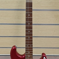 Casino Custom Series Red Strat Style Electric Guitar Missing Whammy Bar