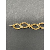 Ladies 18ct Yellow Gold Fancy Link Bracelet (Pre-Owned)
