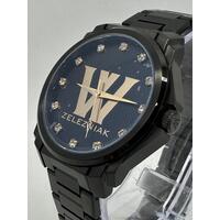 W Zelezniak Black Stainless Steel Analog Display Men’s Watch 
