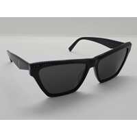 Saint Laurent SL M103 002 58 Black/Grey Ladies Sunglasses (Pre-owned)