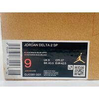 Jordan Jumpman Delta 2 SP Black White Blue Hero DJ0381-001 Mens Shoes 9 US/8UK