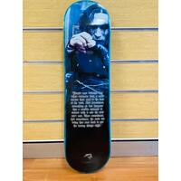 Canadian Maple Skateboard Deck 8.0” Blue Crow Style with Roo Skateboard Sticker