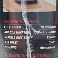 Taurus Titanium AUS5700MT Air Multifunction Tool Kit
